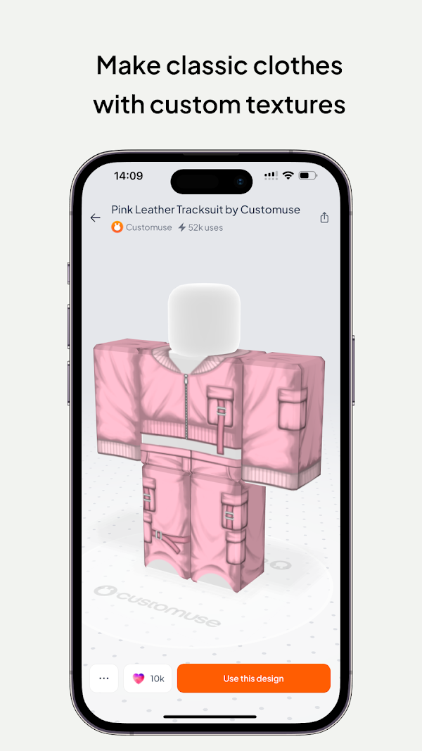 Customuse: Skins Maker Roblox Screenshots 4