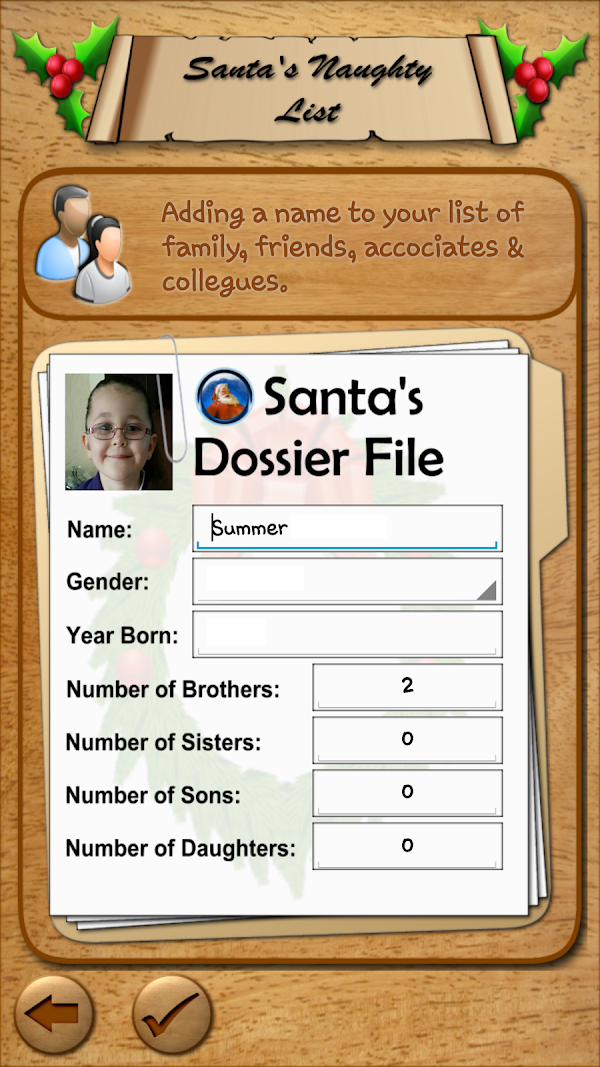 Santa's Naughty List App Screenshots 4