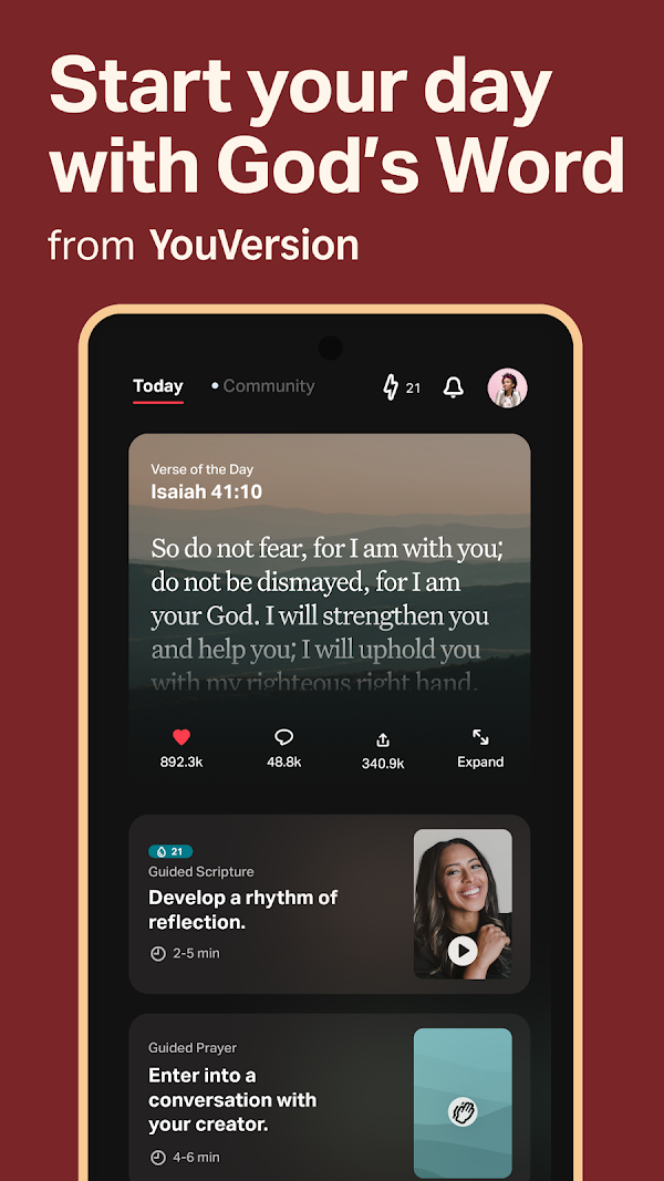 YouVersion Bible App + Audio Screenshots 1
