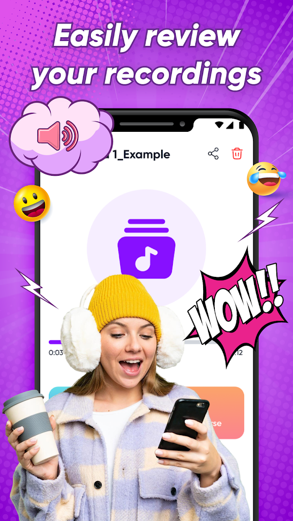 Funny Reverse Audio - Singing لقطات الشاشة 5