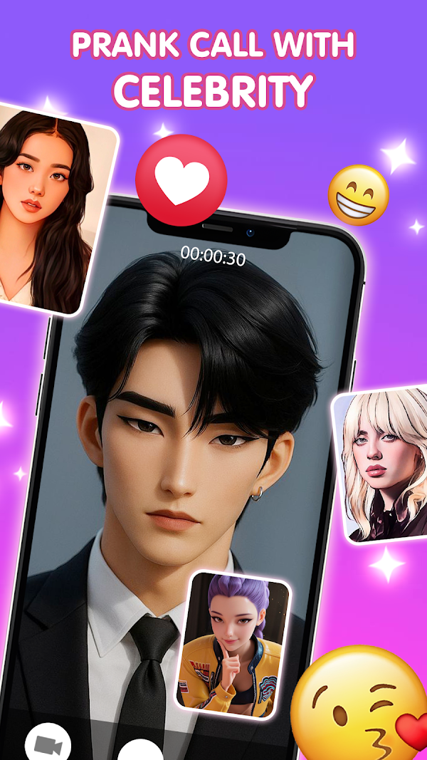 Idol Prank: Video Call & Chat スクリーンショット 6