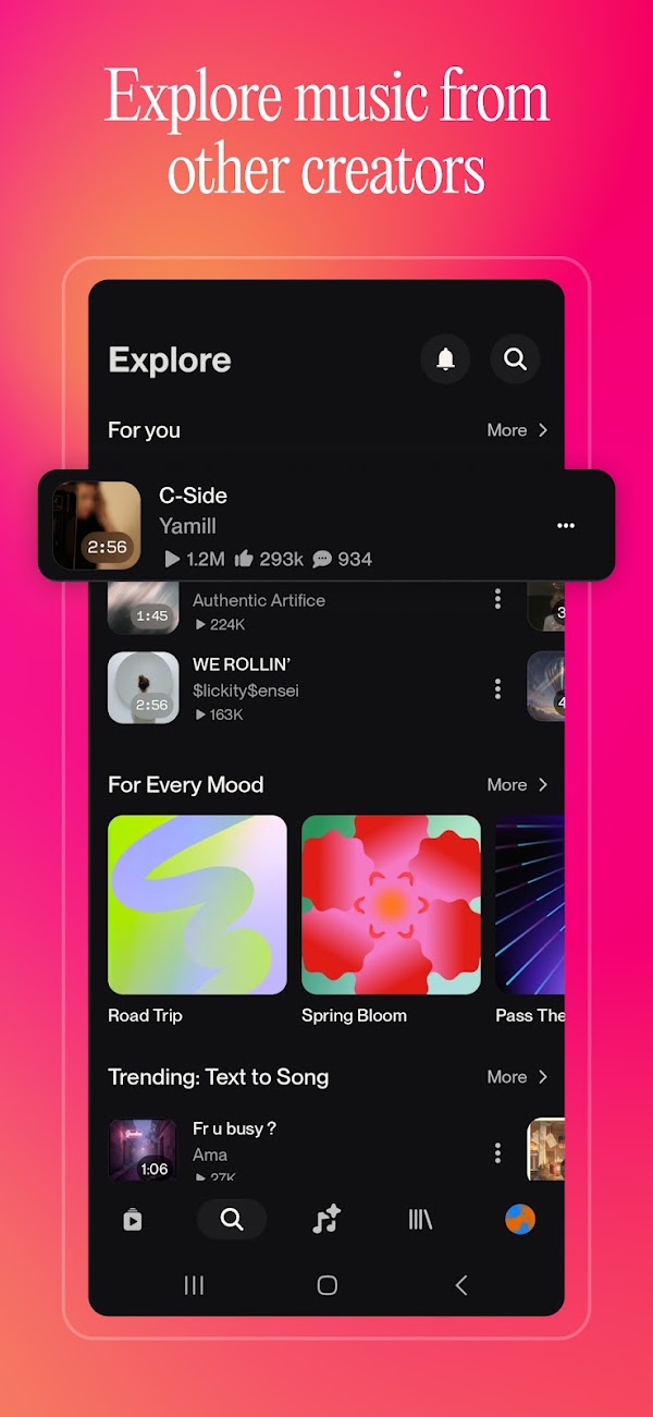 Suno - AI Music & Songs Maker لقطات الشاشة 3