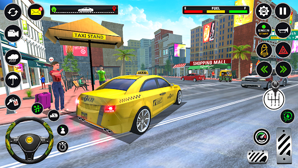 US Taxi Car Parking Simulator Capturas de pantalla 8