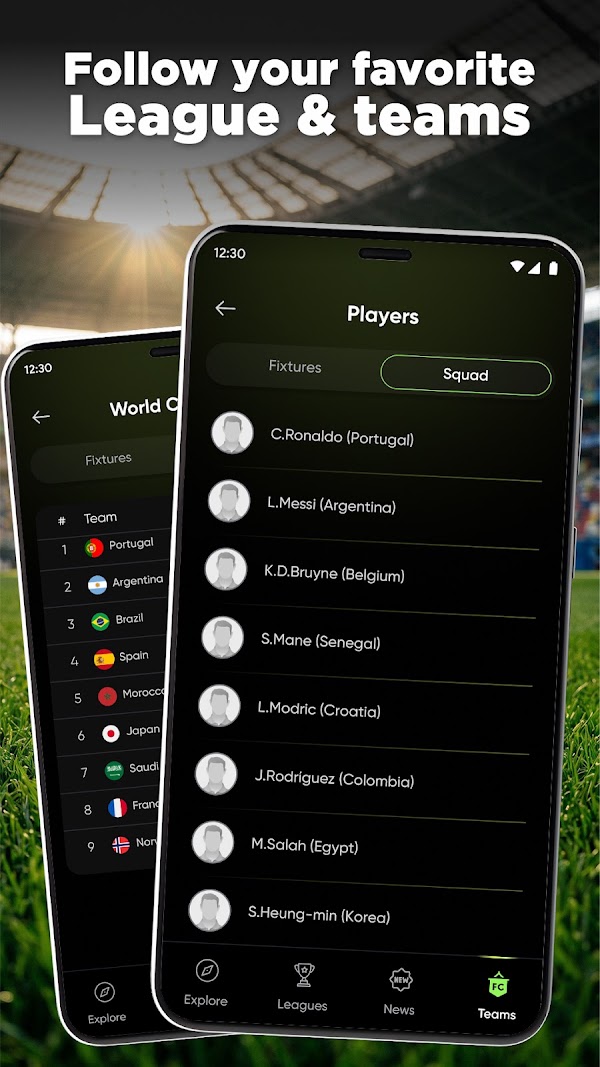 Live Scores: Football Match Screenshots 5