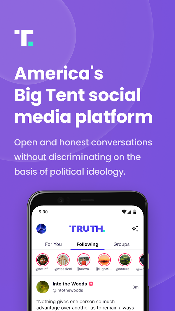 Truth Social Capturas de pantalla 1
