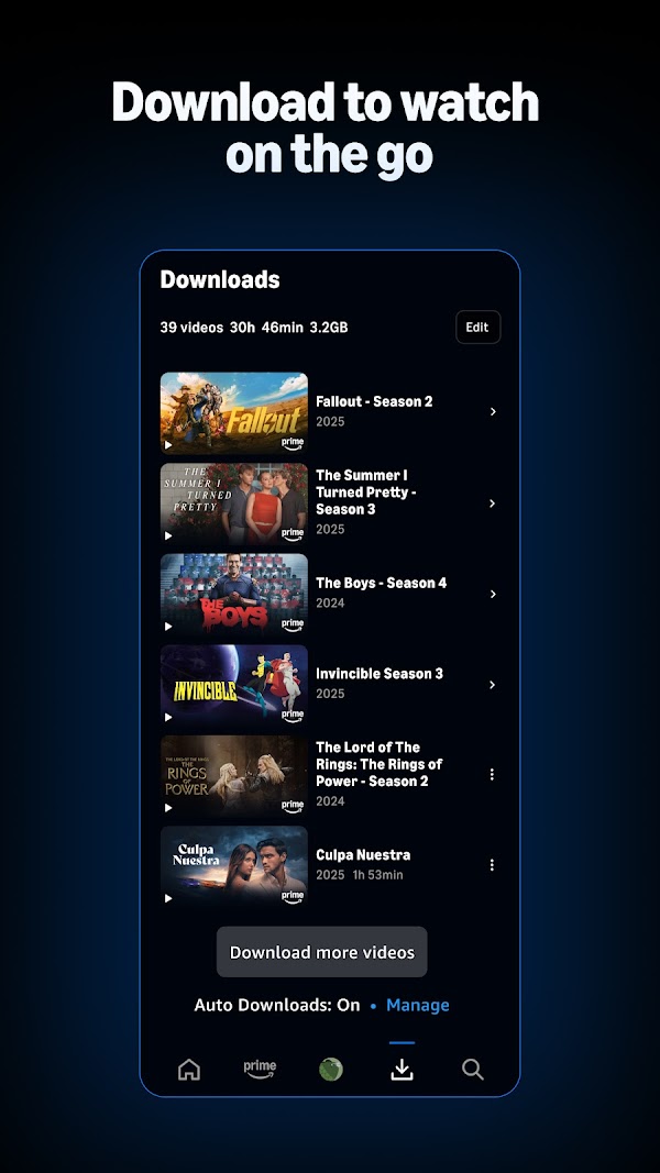 Prime Video Скриншоты 5