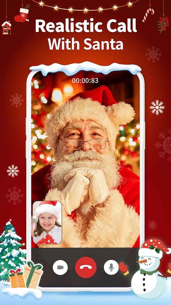 Santa Prank Call: Fake video لقطات الشاشة 4