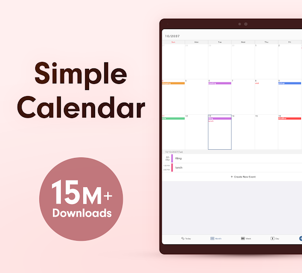 Simple Calendar - easy planner スクリーンショット 8