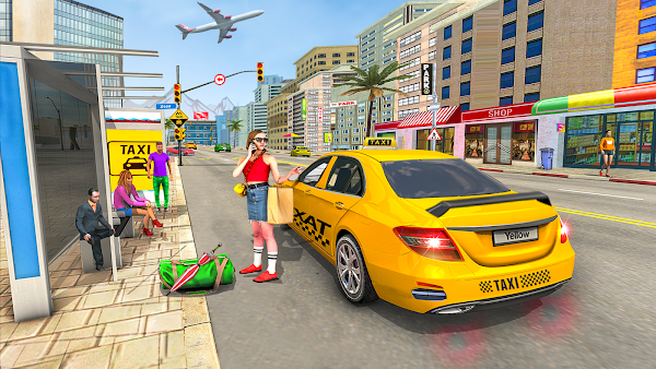 US Taxi Car Parking Simulator Capturas de pantalla 4