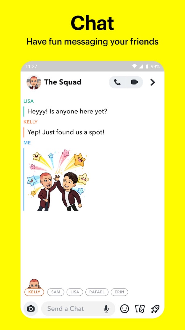 Snapchat スクリーンショット 2