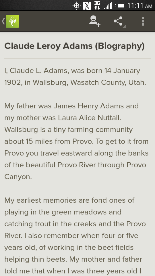 FamilySearch Memories Screenshots 4