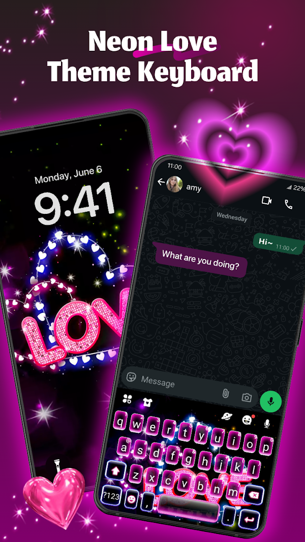 Neon Love Themen Screenshots 1