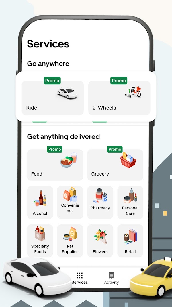 Uber | Заказ поездок Скриншоты 1