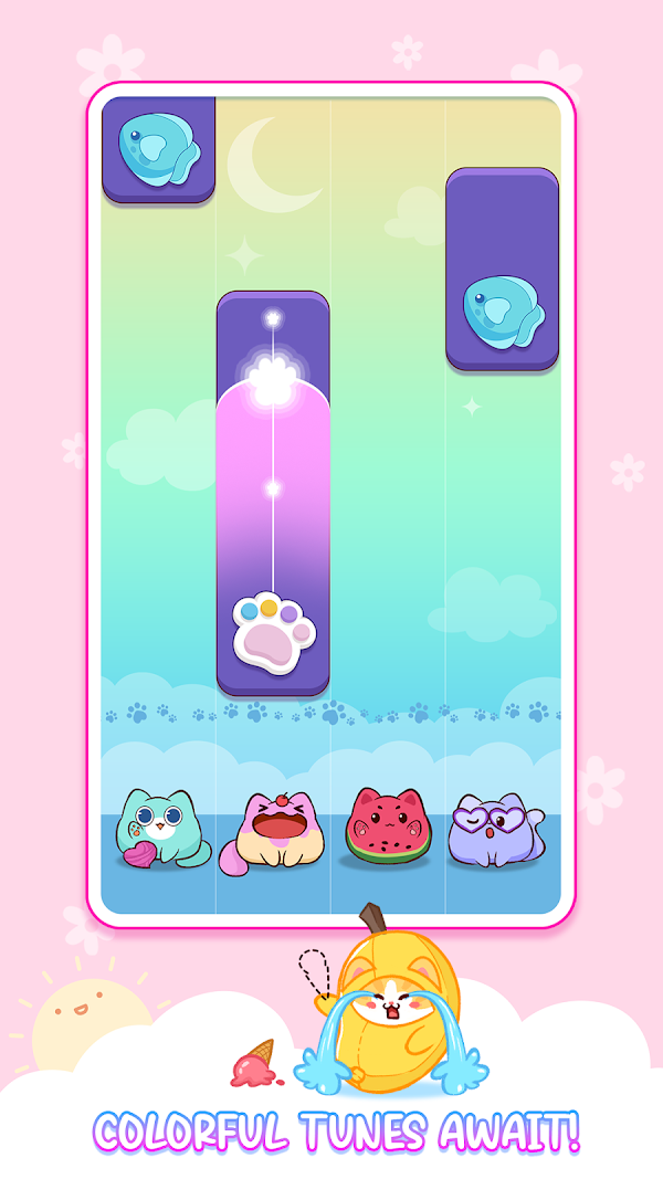 Cat Tiles: Cute Piano Game Capturas de pantalla 3