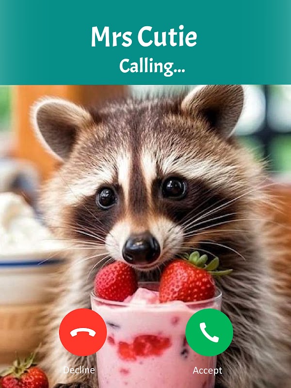 Raccoon Prank Call & Chat Capturas de tela 8