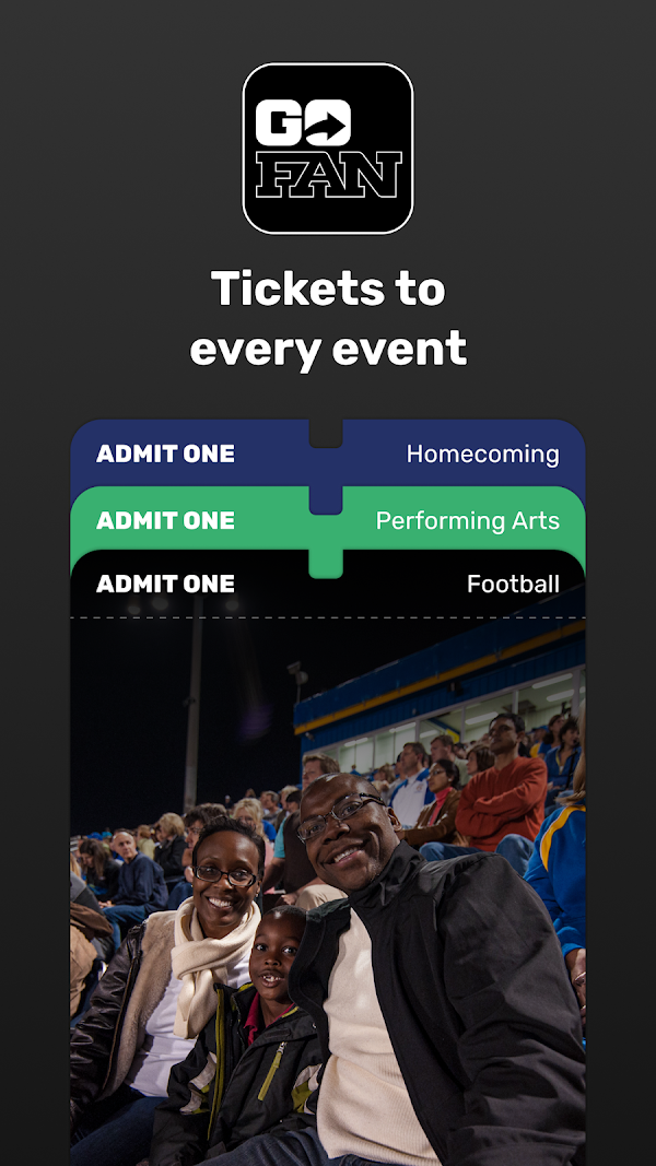 GoFan: Buy Tickets to Events Screenshots 1