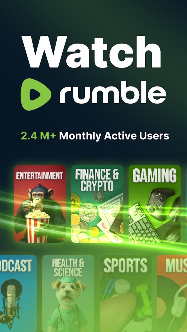 Rumble: Stream & Watch Videos स्क्रीनशॉट 9
