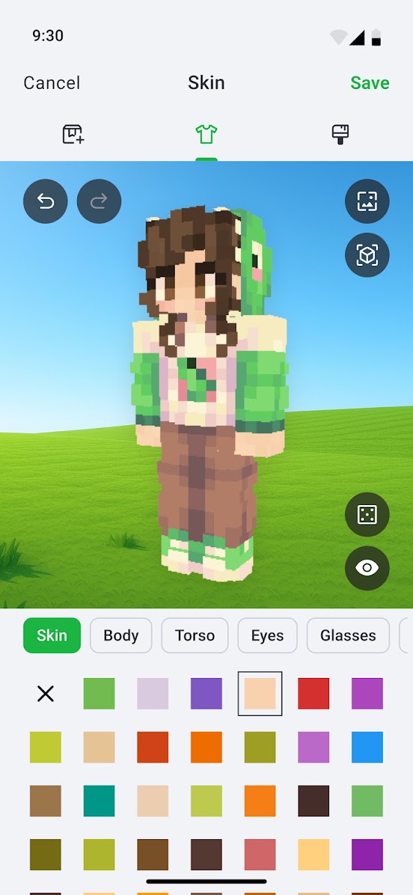Skins Criador e 3D Editor Capturas de tela 5