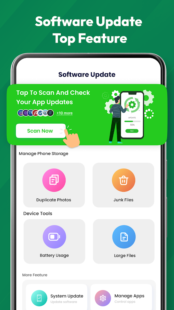 Software Update - App Update Скриншоты 2