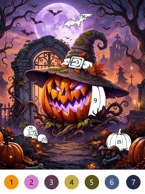 Macabre Color Paint By Number Capturas de pantalla 11
