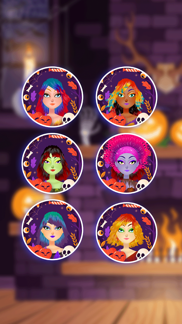 Hair Salon : Halloween Stylish Скриншоты 5