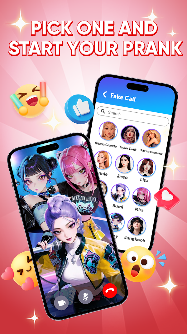Idol Prank: Video Call & Chat スクリーンショット 5