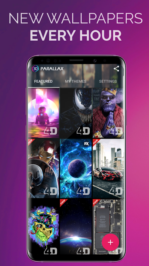 4D Parallax Wallpaper 3D HD 4K Capturas de pantalla 6