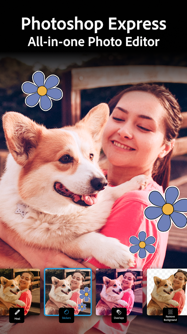 Photoshop Express-Фоторедактор Скриншоты 1