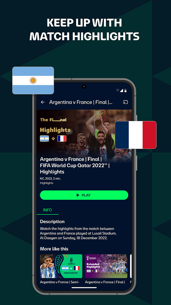 FIFA+ Stream Live Football TV Screenshots 4