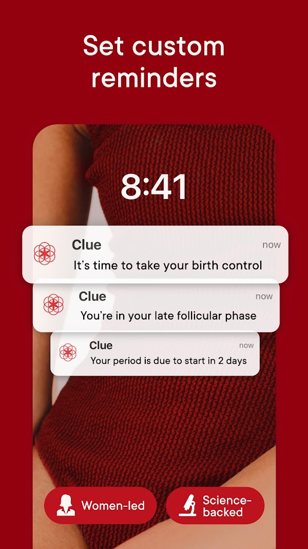 Clue Perioden Kalender Screenshots 6