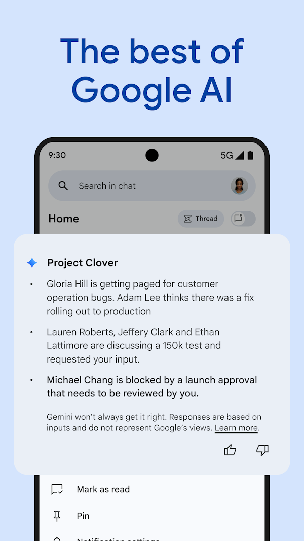 Google Chat Screenshots 2