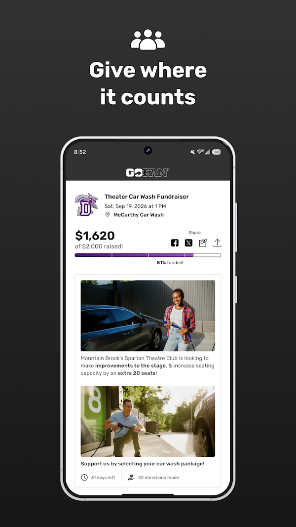 GoFan: Buy Tickets to Events Screenshots 5