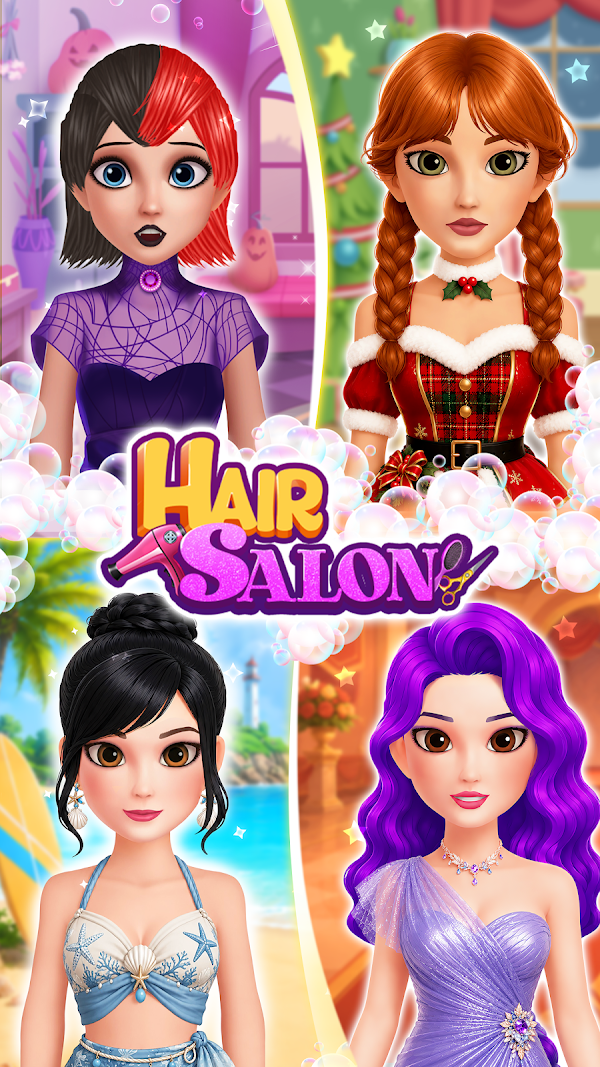 Hair Salon: Beauty Salon Game لقطات الشاشة 1