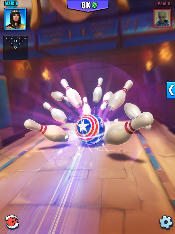 Bowling Crew: Jogo de Boliche Capturas de tela 8
