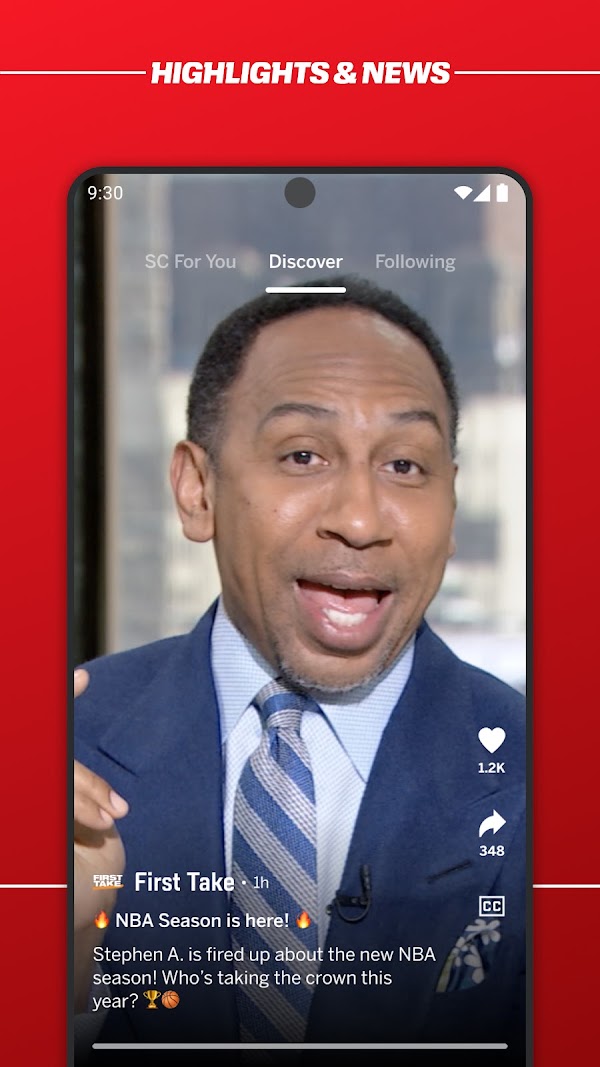 ESPN स्क्रीनशॉट 4