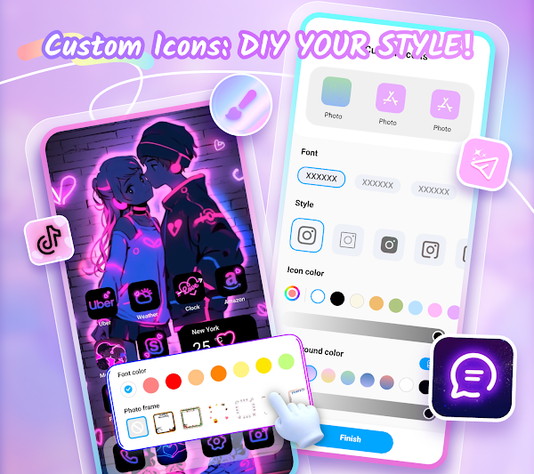 Themepack - App Icons, Widgets Screenshots 7