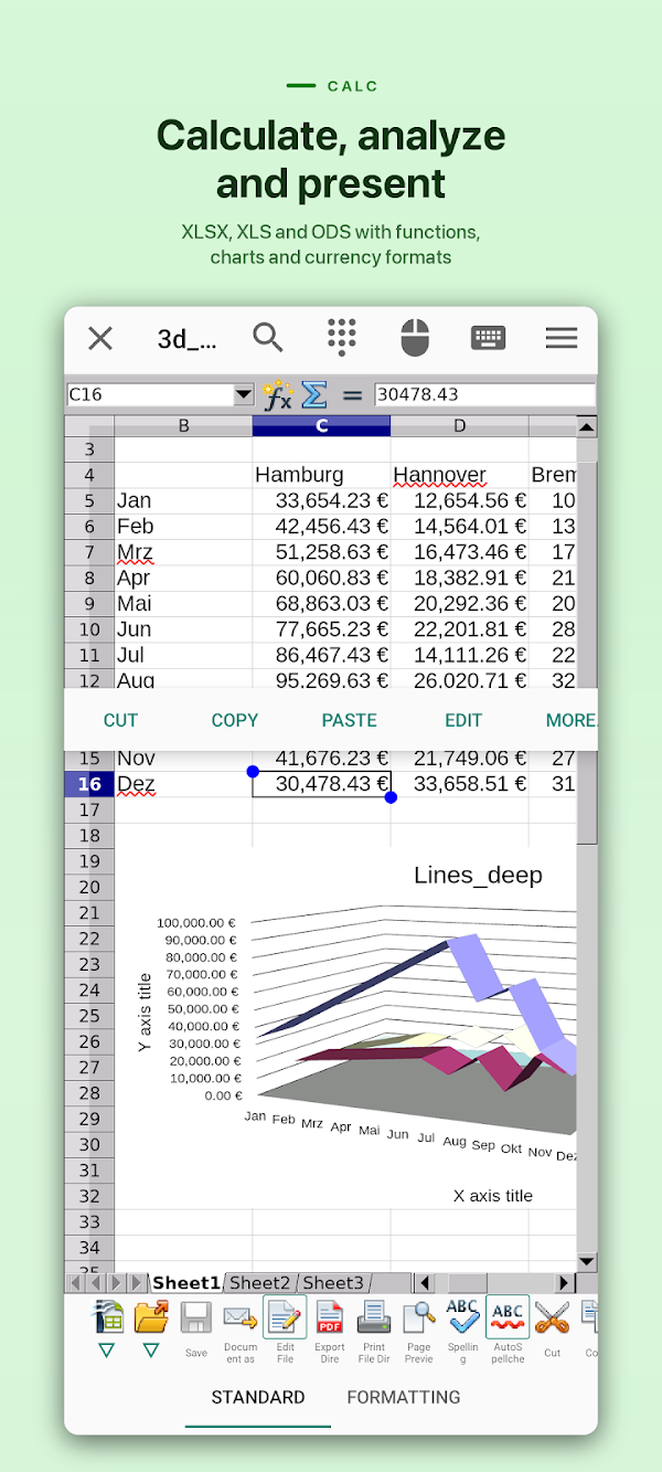AndrOpen Office لقطات الشاشة 2