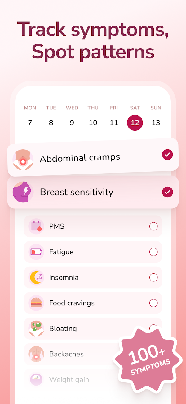Period Tracker and Calendar Screenshots 3