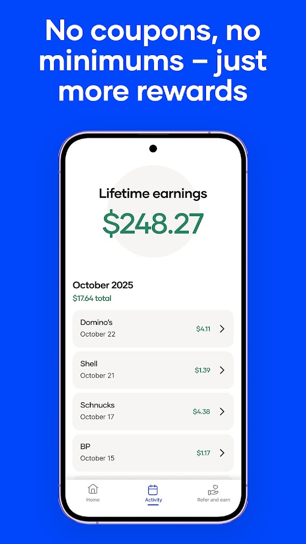 Upside: Gas & Food Cash Back Screenshots 4