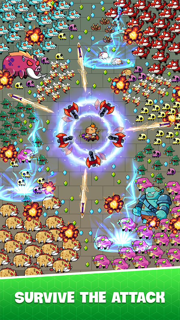 Capybara.io: Battle Survivor स्क्रीनशॉट 3