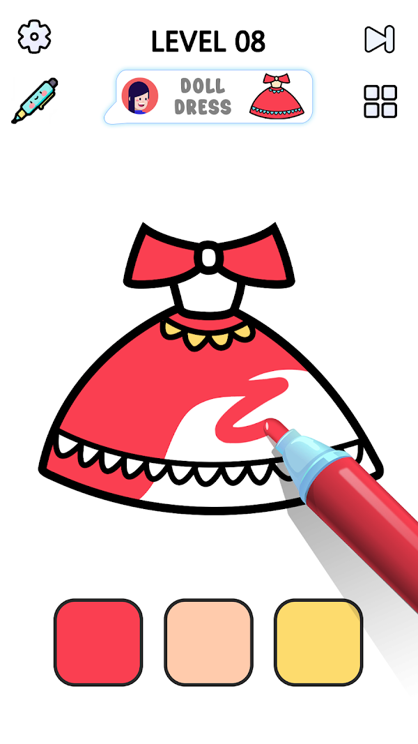 Satisfying Coloring スクリーンショット 4