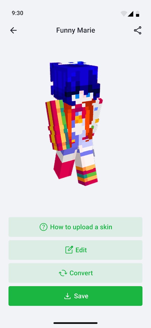Skins Criador e 3D Editor Capturas de tela 3
