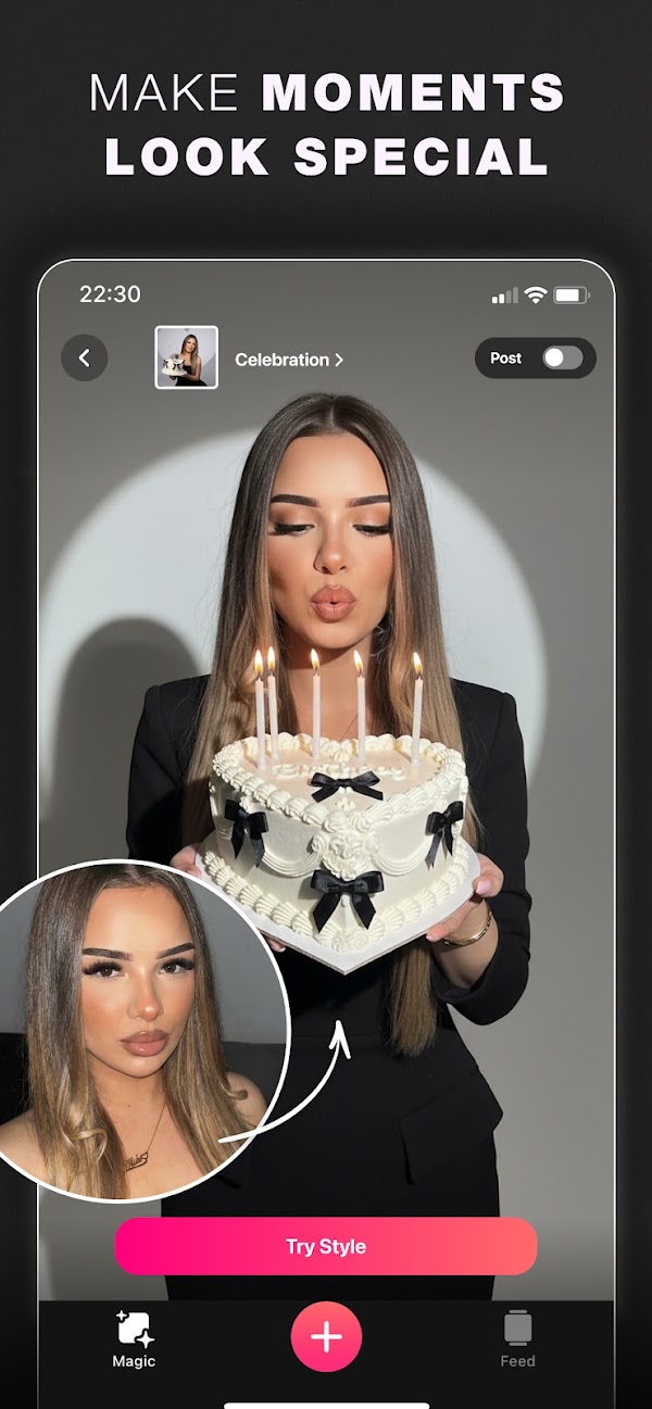 Glam AI: Video & Photo Editor Скриншоты 2