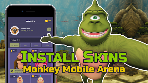 Gorilla Skins for Monkey Arena Capturas de tela 5