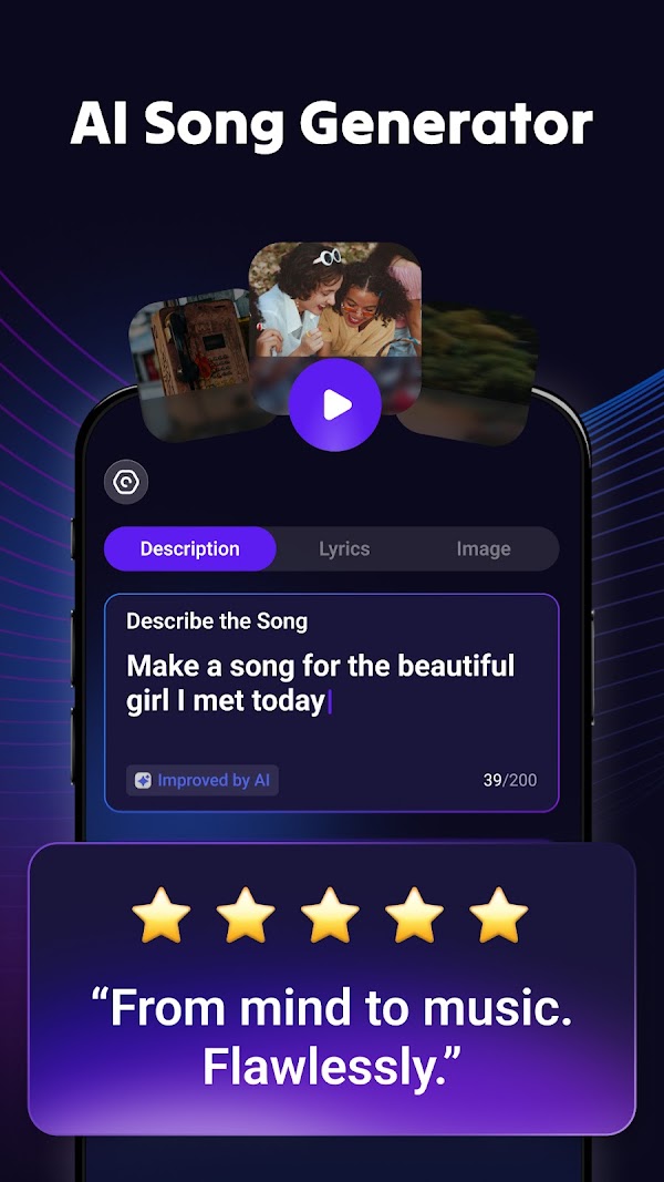Rythmix: AI Music & Song Maker Screenshots 1