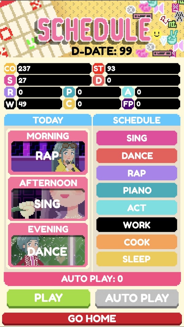 Kpop Idol Simulator لقطات الشاشة 1