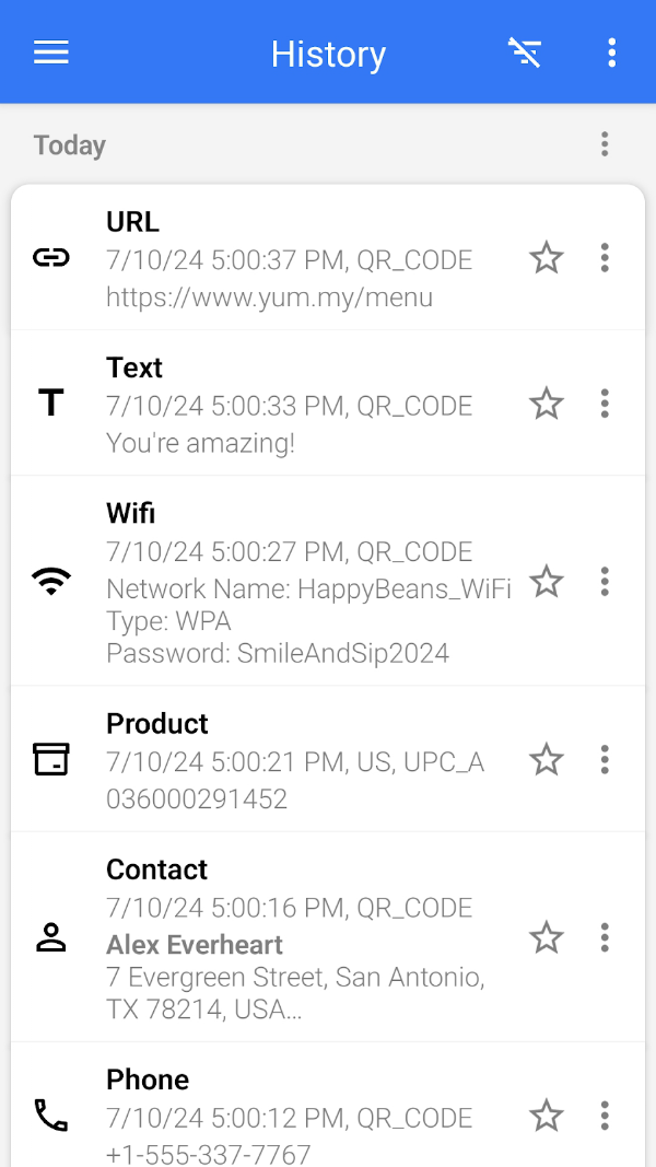 QR & Barcode Scanner (Deutsch) Screenshots 6