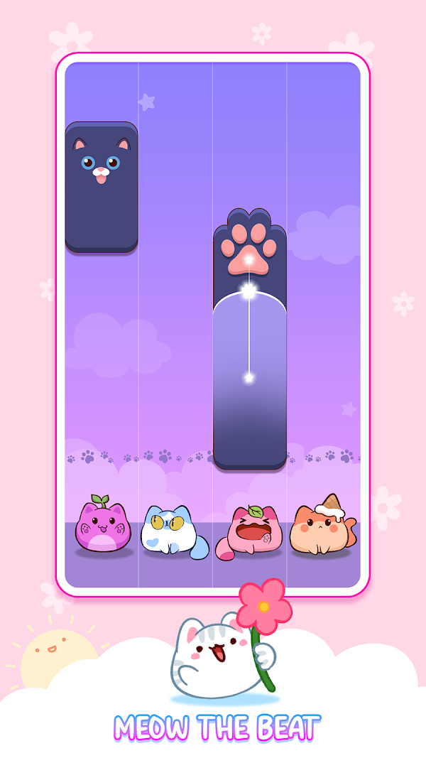 Cat Tiles: Cute Piano Game Capturas de pantalla 4